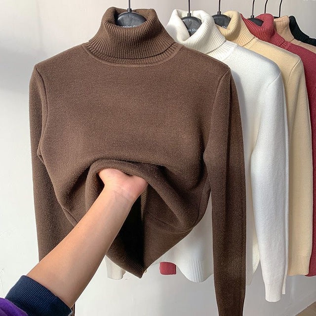 Luvik | Damen varm fløyelsbluse
