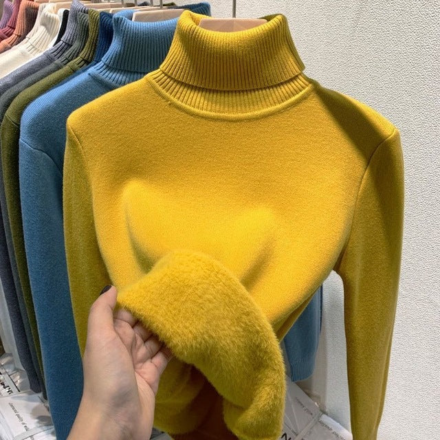 Luvik | Damen varm fløyelsbluse