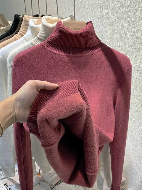 Luvik | Damen varm fløyelsbluse