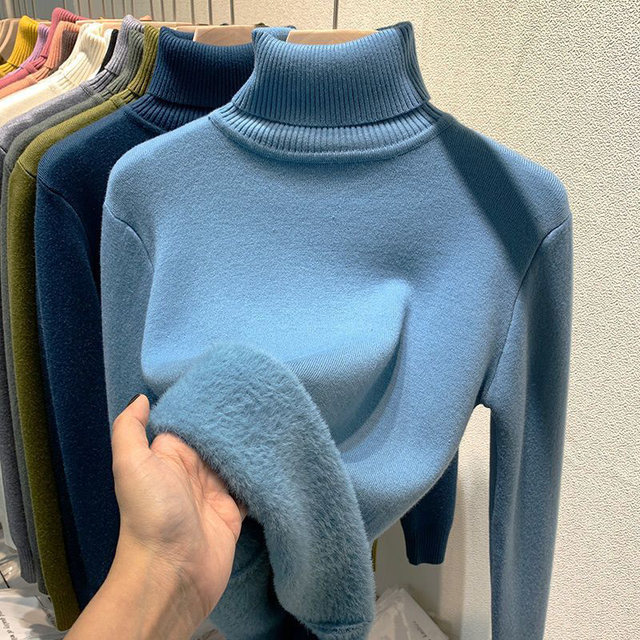 Luvik | Damen varm fløyelsbluse
