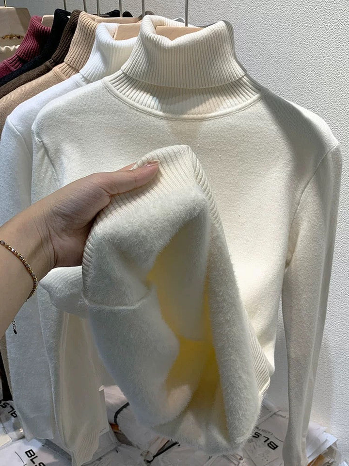 Luvik | Damen varm fløyelsbluse