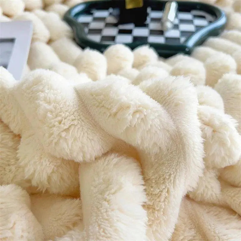 Luvikno | CozyFleece Plysjteppe Mykt Varmt Slumreteppe