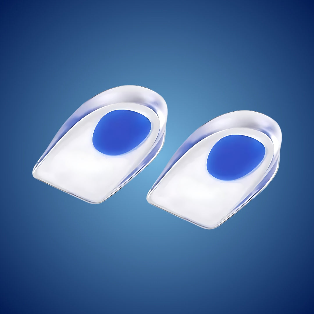 ComfortStep Plantar Heel Cups Gel Pads | Forbedret Demping - for Hæl Smerter Lindring og Fott Problemer Luvikno