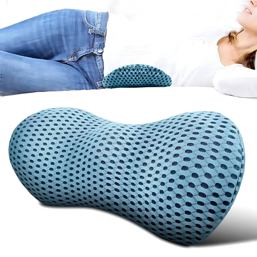 RugComfort Lumbarkurv – Ergonomisk Støttepute for Rygg og Konstruksjon | Luvikno