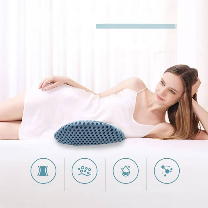 RugComfort Lumbarkurv – Ergonomisk Støttepute for Rygg og Konstruksjon | Luvikno