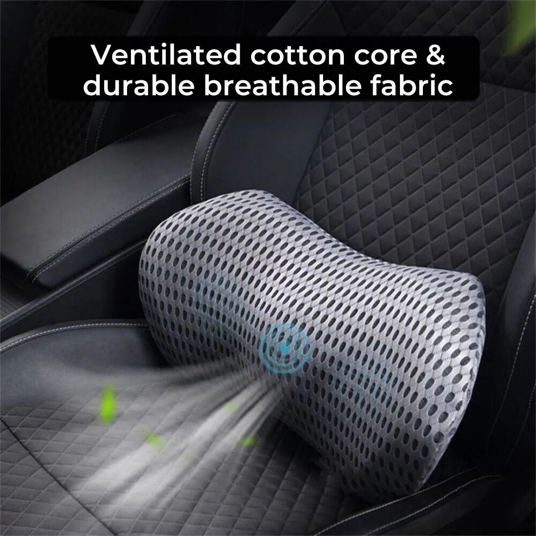 RugComfort Lumbark putetre – Ergonomisk støtt pute for rygg og ryggrad | Luvikno