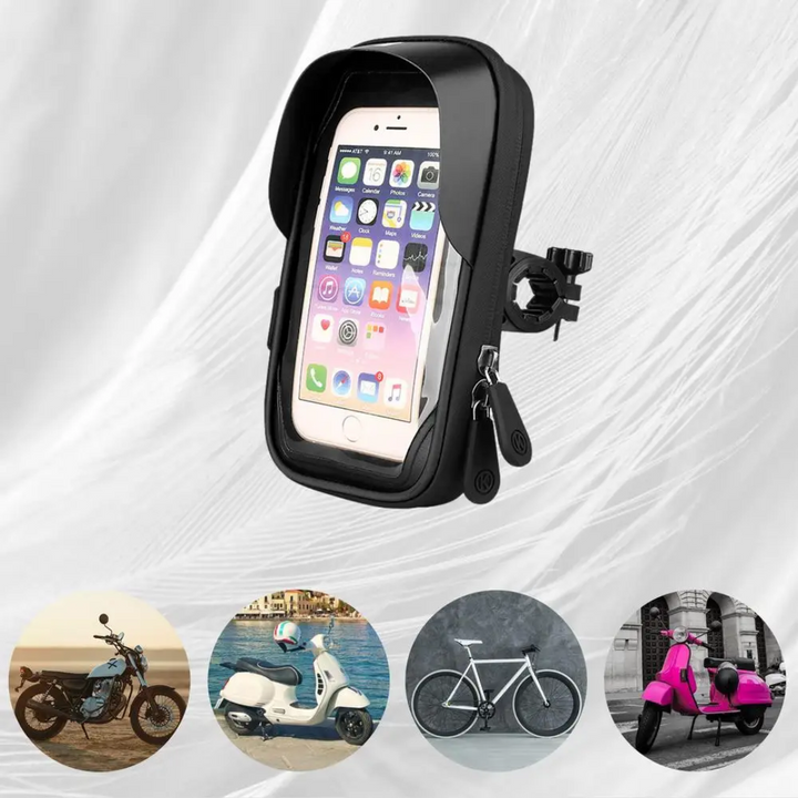 Motorsykkel Styre Vanntett Universell Telefonholder | Luvikno