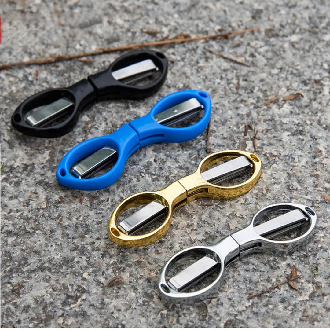 Mini Snip Rustfri Saks Nøkkelring | Luvikno