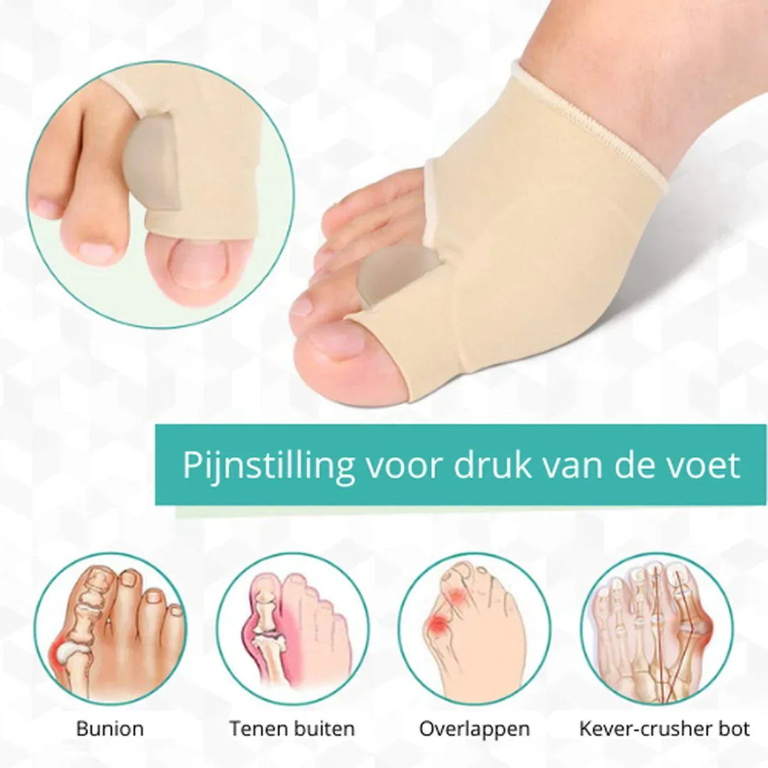 Luvikno | CompressCare Tåkorrektor for Hallux Valgus – Komfort for Dine Føtter