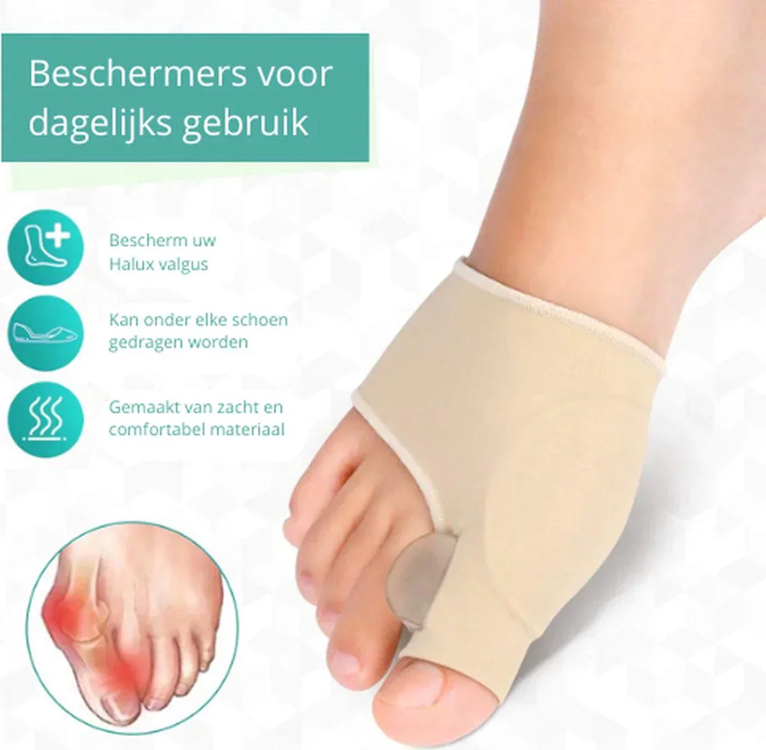 Luvikno | CompressCare Tåkorrektor for Hallux Valgus – Komfort for Dine Føtter