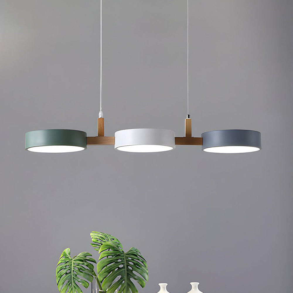 Nordic Multi-Light Cylinder Pendant Ceiling Light for Dining Room | Luvikno