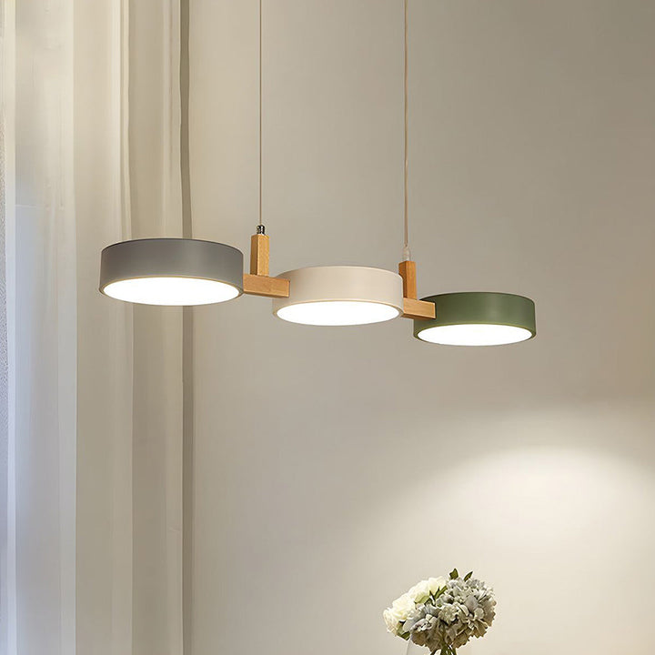 Nordic Multi-Light Cylinder Pendant Ceiling Light for Dining Room | Luvikno