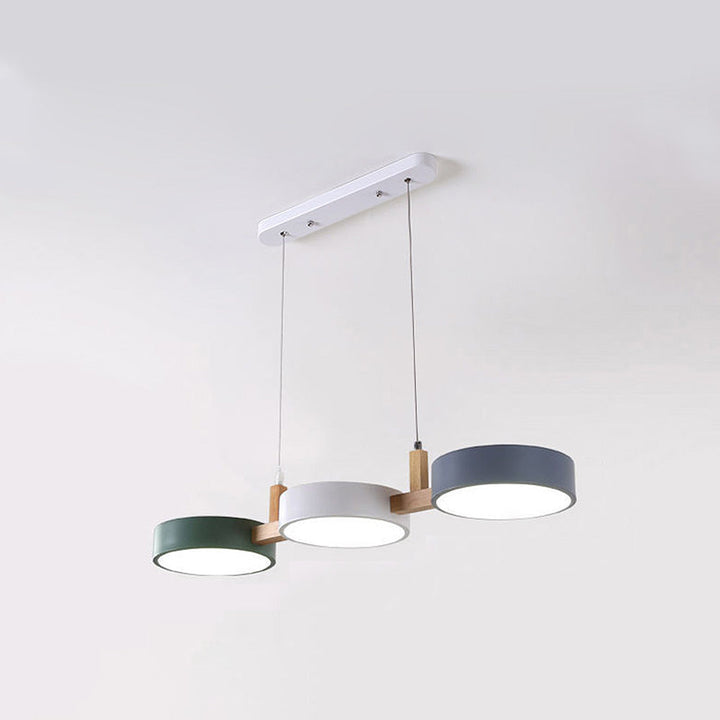 Nordic Multi-Light Cylinder Pendant Ceiling Light for Dining Room | Luvikno