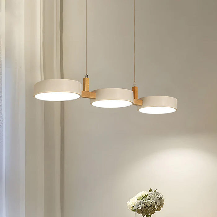 Nordic Multi-Light Cylinder Pendant Ceiling Light for Dining Room | Luvikno