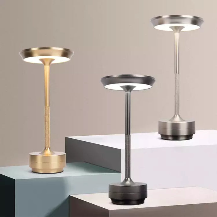 Bailey Bordlampe - Trådløs LED-lampe med Berøringssensor | Kjøp 1 Få 1 Gratis | Vanntett og Oppladbar | Luvikno