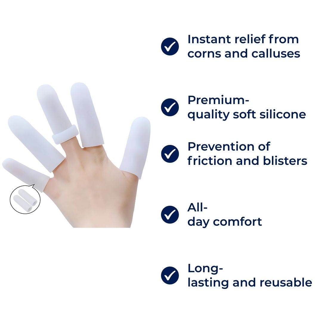 Corn Relief – Myk silikonpolstring – Forhindrer friksjon Luvikno