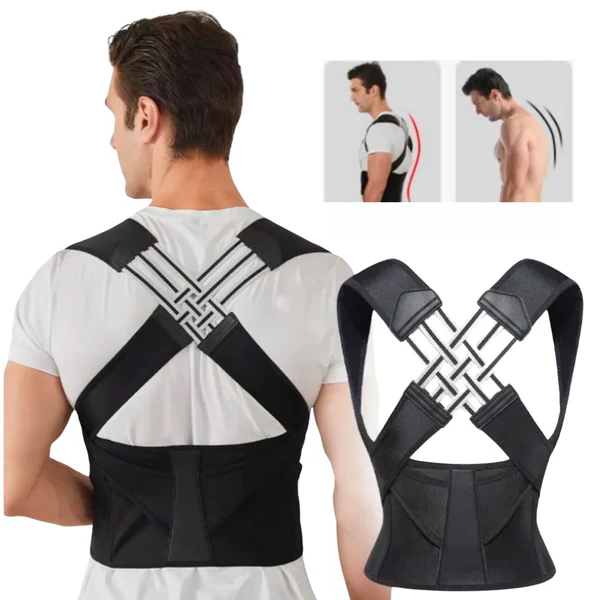 Posture Corrector Brace for Neck and Back Support – Comfortable & Discreet | Luvikno