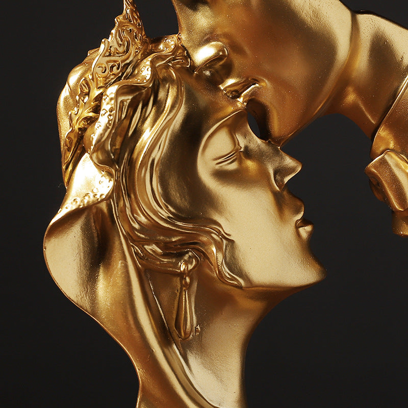 Couple Kissing Dobbeltsidig Ornament | Luvikno
