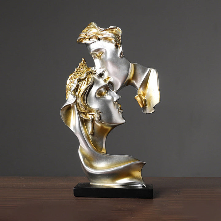 Couple Kissing Dobbeltsidig Ornament | Luvikno