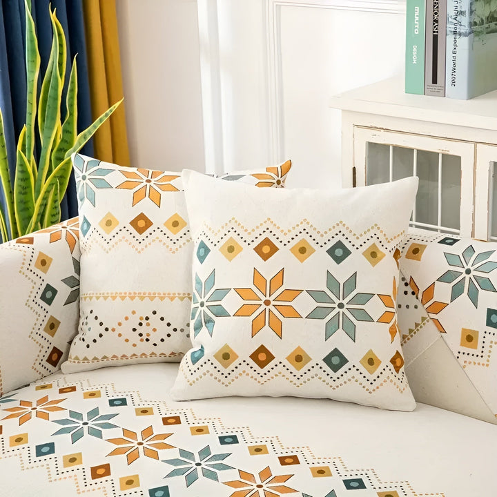 Boho Style Sofa Cover – Elastisk & Brukbar Hele Året | Beskytter og Gir Et Nytt Utseende | Luvikno