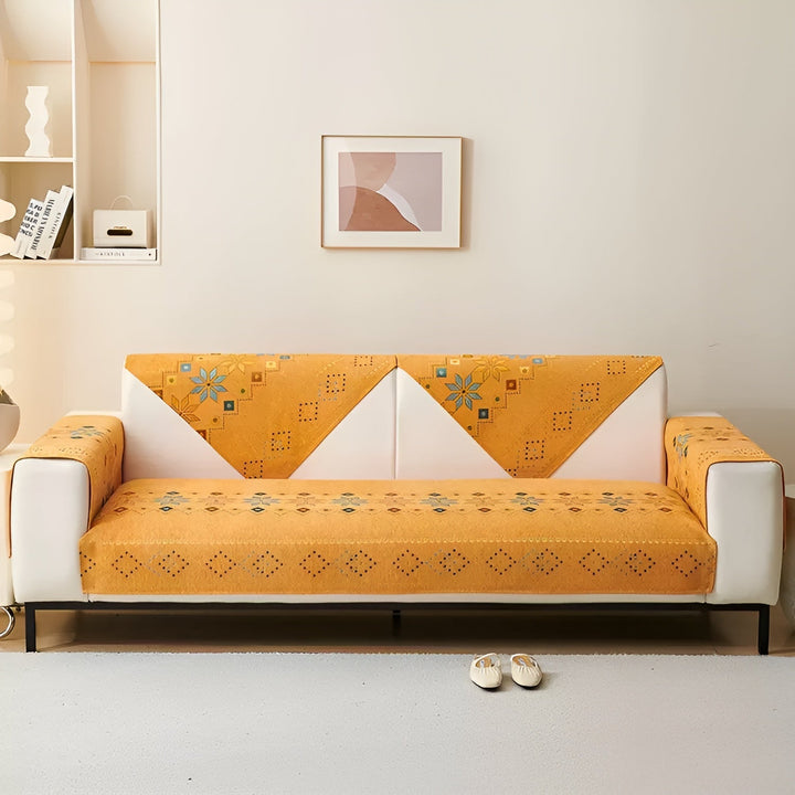 Boho Style Sofa Cover – Elastisk & Brukbar Hele Året | Beskytter og Gir Et Nytt Utseende | Luvikno