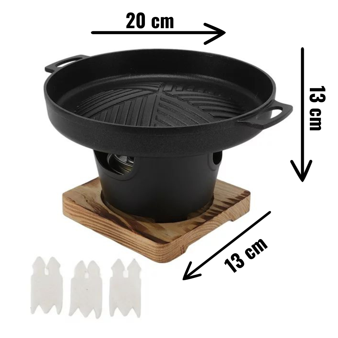 Luvikno | GrillMaster Pro - Stilfull bærbar grill for utendørs nytelse