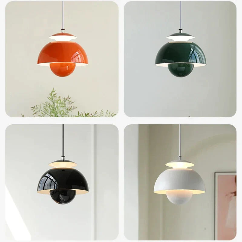 Moderne skandinavisk LED pendellampe – designer pendellampe for stue, kjøkken, og spisestue | Luvikno