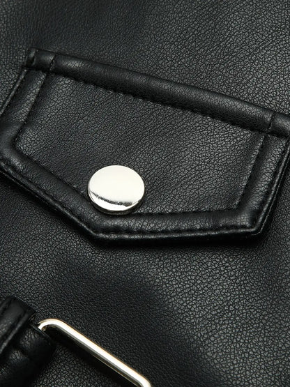 Luvik | Tekonahka moottoripyörä takki