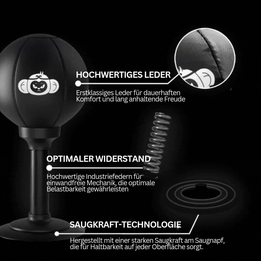 Luvikno | Bokball med sterk sugekoppbase – PowerStrike