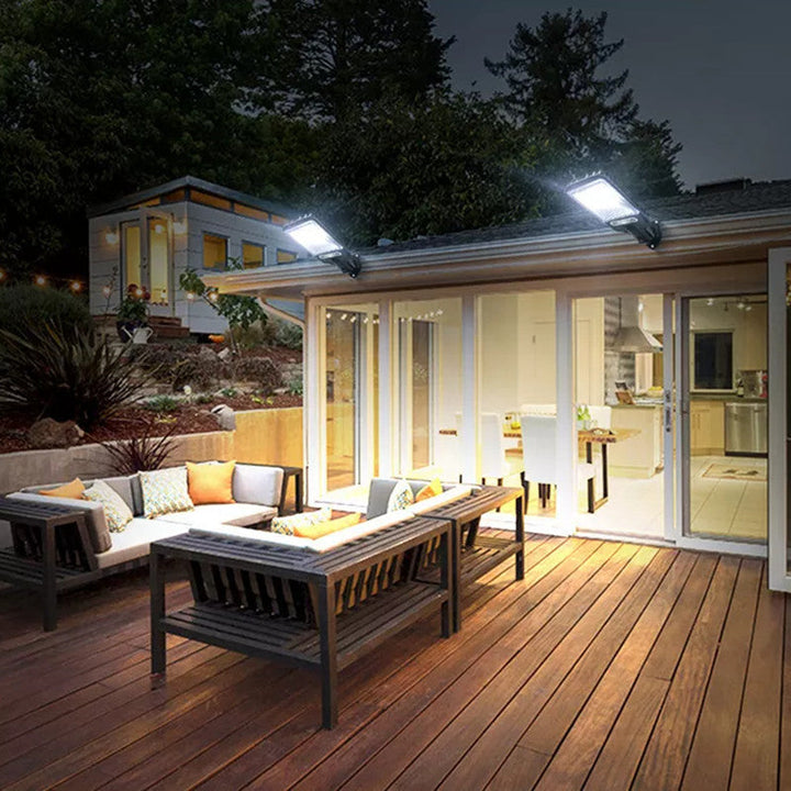 Premium solcel-drevet LED gate lampe | Luvikno