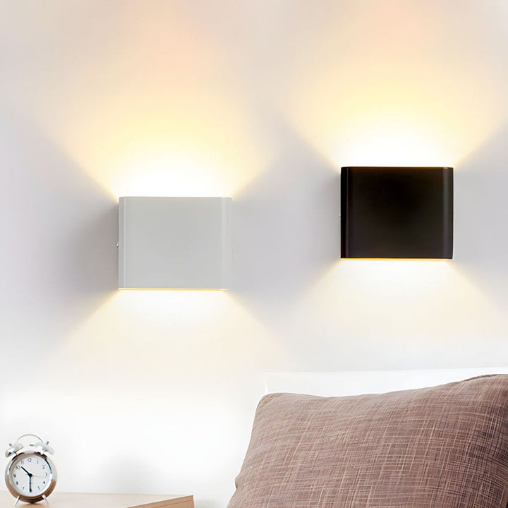 Luvikno | Cubbon LED Vegglampe Kompakt Moderne Design Hvit