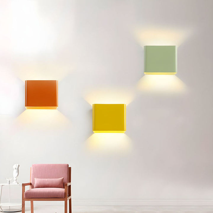 Luvikno | Cubbon LED Vegglampe Kompakt Moderne Design Hvit