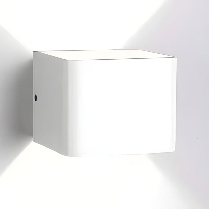 Luvikno | Cubbon LED Vegglampe Kompakt Moderne Design Hvit