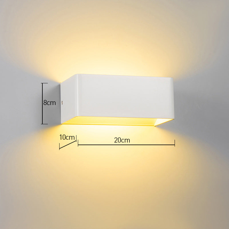 Luvikno | Cubbon LED Vegglampe Kompakt Moderne Design Hvit