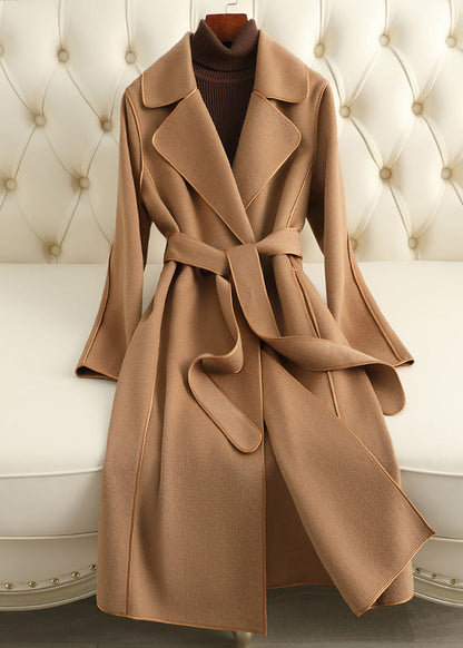 Luvik | Camel v-kaula-aukkoinen Patches Yhdistämislöydös Villakangastakit