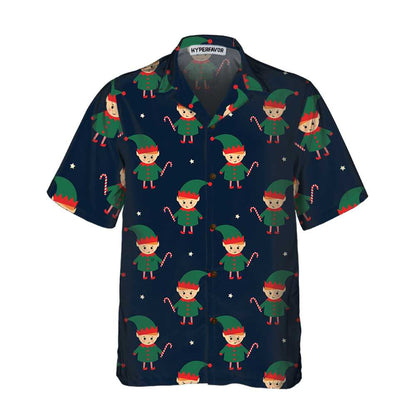 Luvik | Pieni puoli tonttu sokeriruokopaidassa, hauska joulutonttupaita, paras joululahjaidea