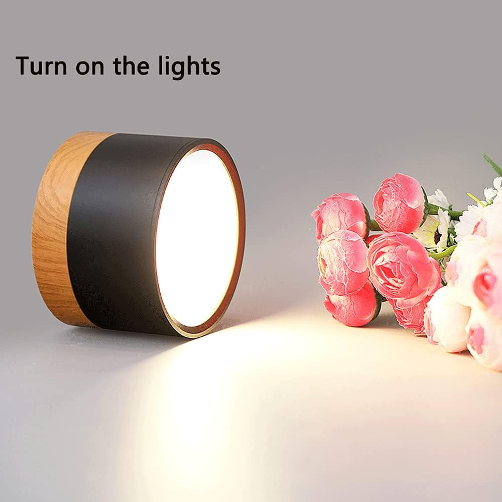 Taklampe med rosa flush trefinish Luvikno