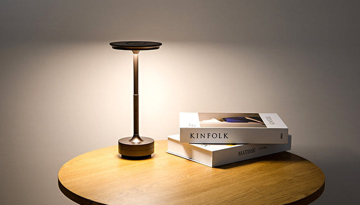 ClarityGlow Luxury Edition | Trådlamp LED Bordlampe | Luvikno