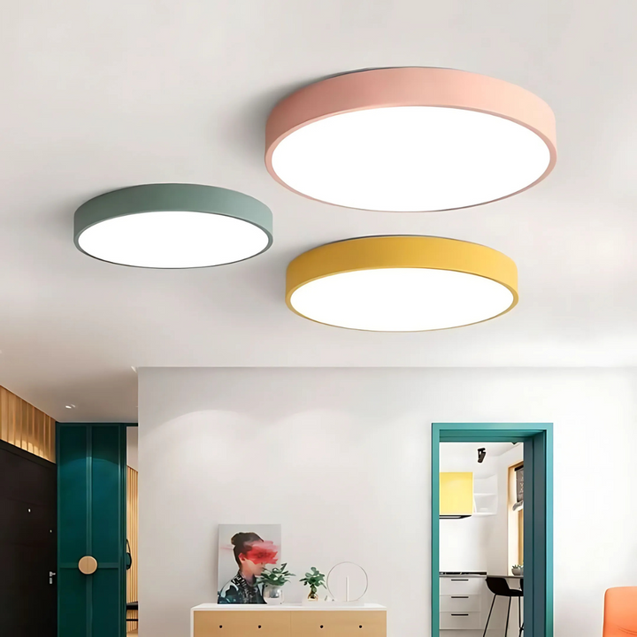 Luvikno | Delos – Skandinavisk Tre LED Taklampe | Moderne Energi-Effektiv Innendørs Belysning