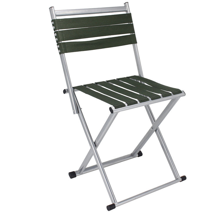 Moderne nordiske firkantet nylon metall sammenleggbare campingstol fiske stol ryggstøtte for utendørs terrasse | Luvikno