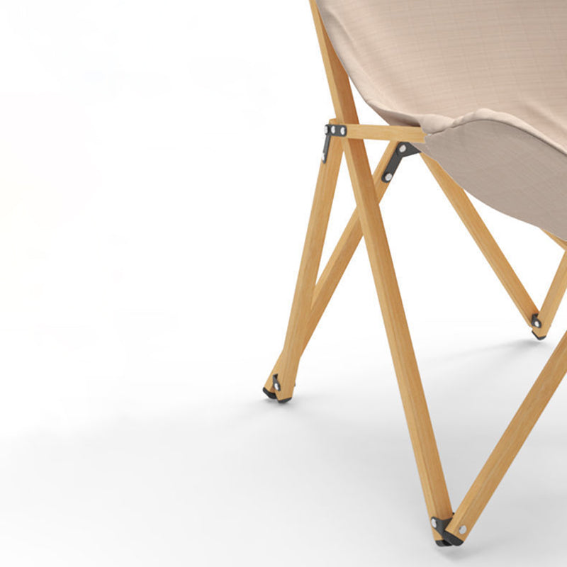 Moderne industriell Oxford-stoff hardware sammenleggbart campingstol ryggstøtte for utendørs terrasse | Luvikno