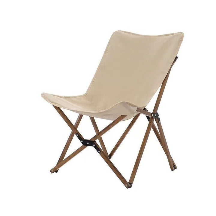 Moderne industriell Oxford-stoff hardware sammenleggbart campingstol ryggstøtte for utendørs terrasse | Luvikno