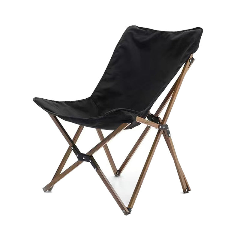 Moderne industriell Oxford-stoff hardware sammenleggbart campingstol ryggstøtte for utendørs terrasse | Luvikno