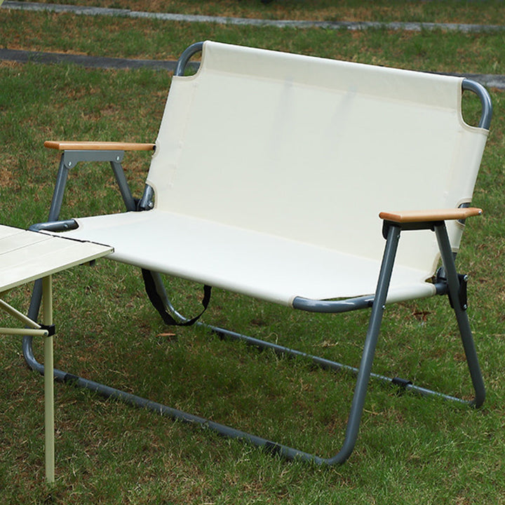 Moderne Minimalistisk Rekke Carbon Stål Oxford Stoff Sammenleggbar Camping Stol Ryggstøtte Armlene For Hage | Luvikno