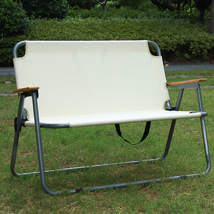 Moderne Minimalistisk Rekke Carbon Stål Oxford Stoff Sammenleggbar Camping Stol Ryggstøtte Armlene For Hage | Luvikno