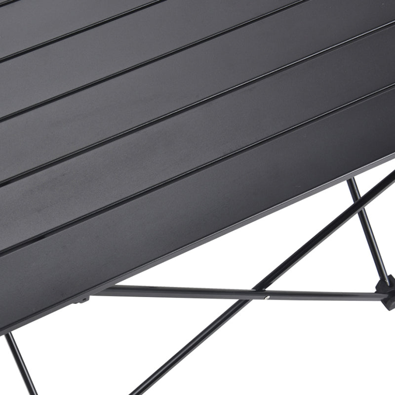Moderne Minimalistiske Karbon Stål Aluminium Sammenleggbart Firkantet Sidebord For Utendørs | Luvikno