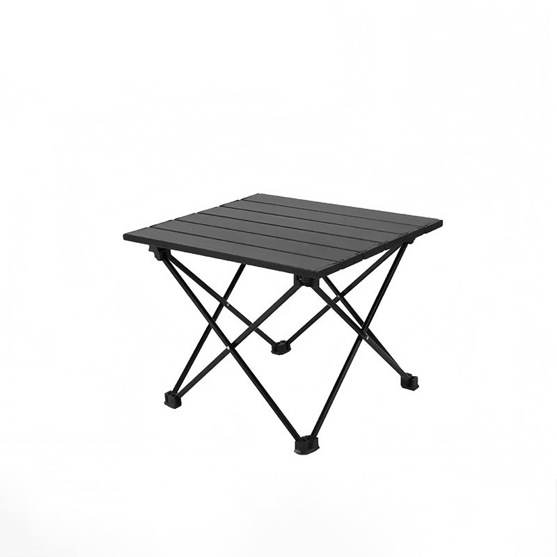 Moderne Minimalistiske Karbon Stål Aluminium Sammenleggbart Firkantet Sidebord For Utendørs | Luvikno