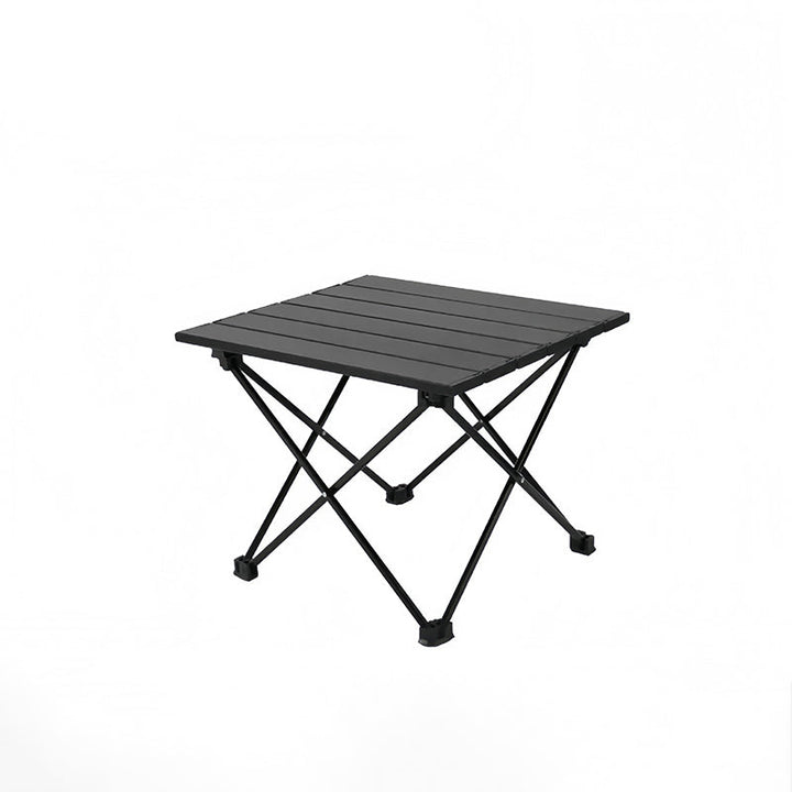 Moderne Minimalistiske Karbon Stål Aluminium Sammenleggbart Firkantet Sidebord For Utendørs | Luvikno