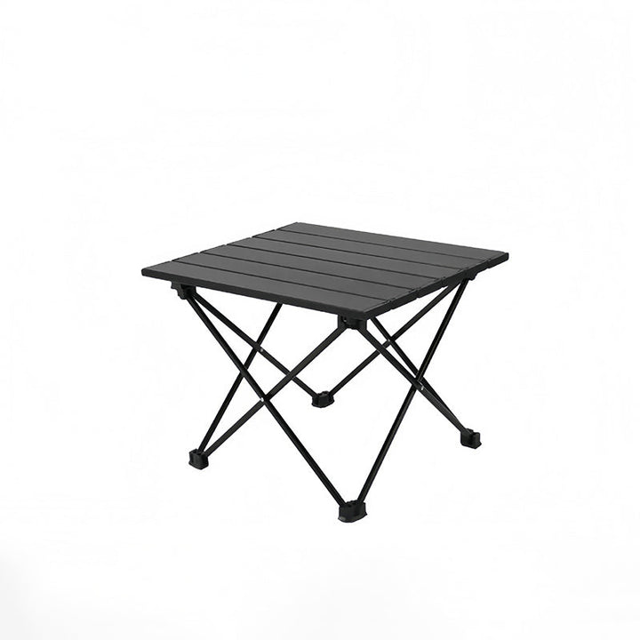 Moderne Minimalistiske Karbon Stål Aluminium Sammenleggbart Firkantet Sidebord For Utendørs | Luvikno