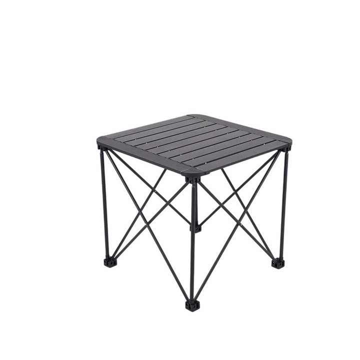 Moderne Enkelhet Firkantet Rektangel Aluminium Jern Utendørs Sammenleggbar Camping Kaffebord 1-Nivå For Hage | Luvikno